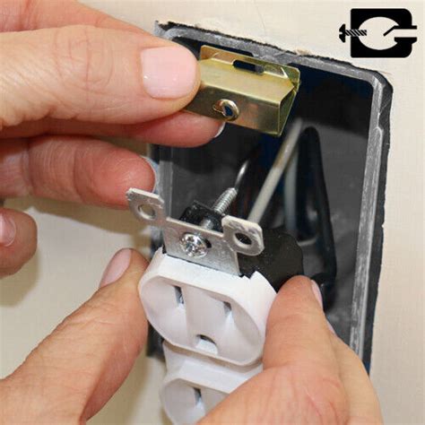 g clip electrical outlet box repair|old work electrical box clip.